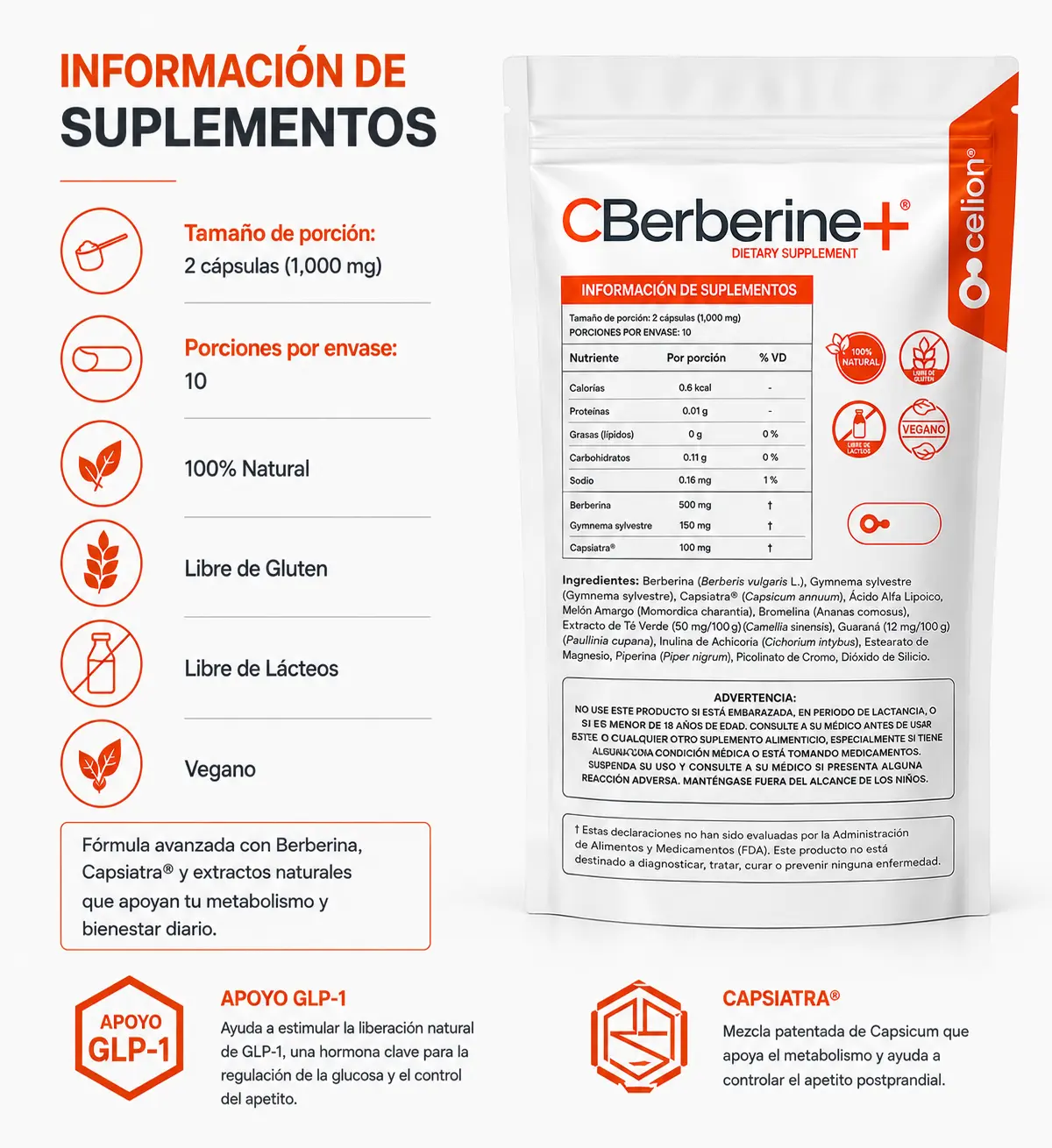 CBerberine+ — Información de Suplementos