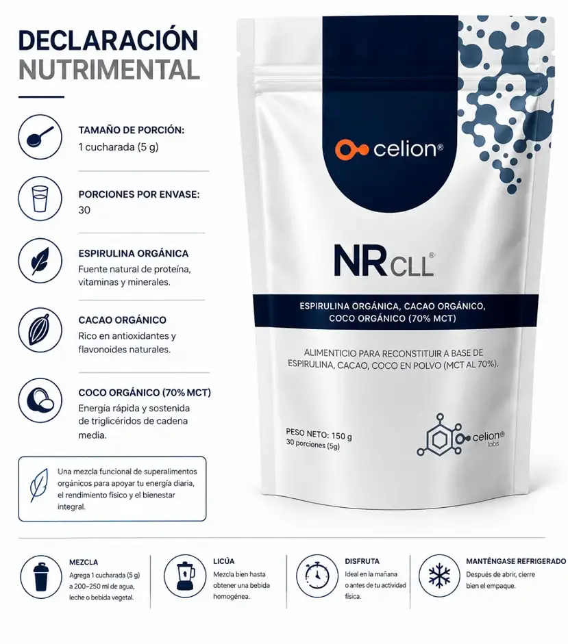 NEURO CELL — Información Nutricional